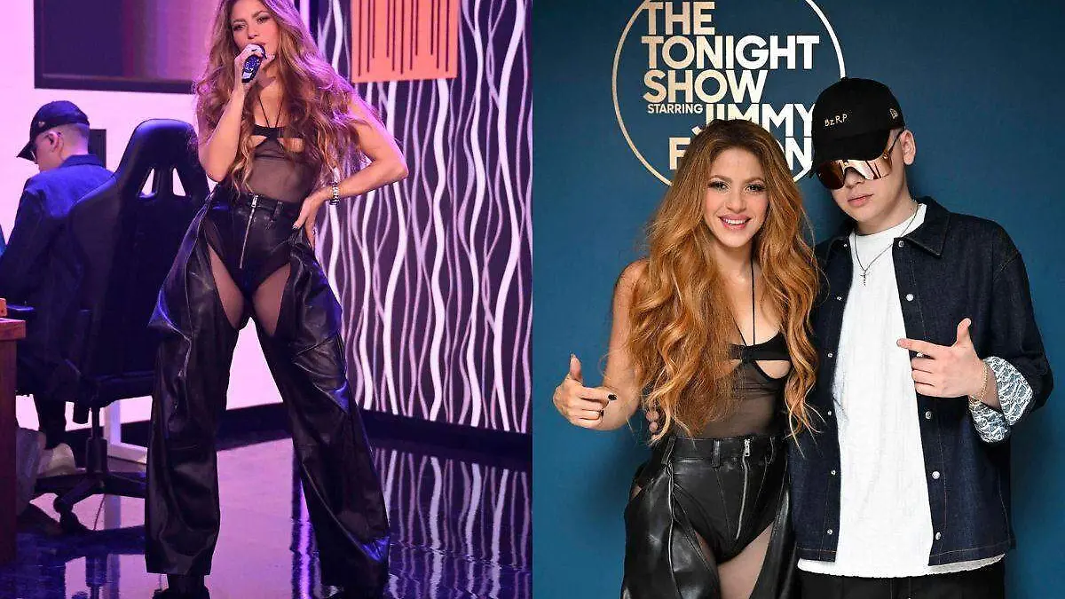 Shakira y Bizarrap brillan en programa de Jimmy Fallon